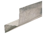 Z-Bar Galvanized Flashing, 3/8 In x 10 Ft