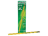 Ticonderoga Soft Hard Black Pencil, 12 Pk (Numbers)