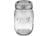 Glass Mason Jars With Lids 1/2 Pint