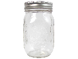 Glass Mason Jars With Lids Pint