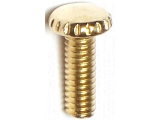 Knurled Head Screw, Brass  8-32 x 1/2 In