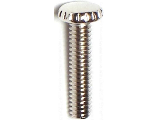 Knurled Head Screw, Nickel  8-32 x 1/2 In