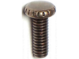 Knurled Head Screw, Antique Brass  8-32 x 1/2 In