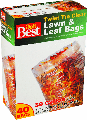 Lawn & Leaf Bags 39 Gallon 40 Count Clear