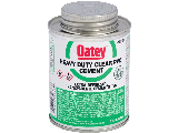 Oatey Heavy Duty Clear PVC Cement, (Sizes)