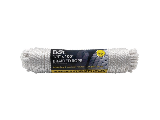 Nylon Rope 1/4 In x 100 Ft Solid Braided, White