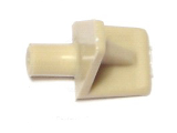 Shelf Support Biege Plastic Fluted for 5mm Hole