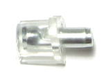 Shelf Support Clear Plastic w/ 5mm Metal Pin