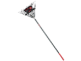 Razor Back Leaf Rake, 68 In Fiberglass Handle