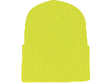 Outdoor Cap Cuffed Sock Cap, Neon Yellow