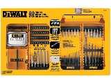 DeWalt Magnetic Drill and Driver Bit Set, 80 Pc