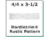 HardieTrim Fiber Cement Boards 4/4 x 3-1/2 x 12 Ft