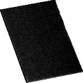 Abrasive Pad 6 In x 9 In Stainless (Black)