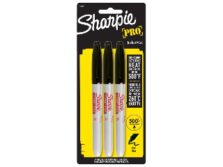 Sharpie Fine Tip Pro Permanent Marker, 3 Pk