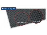 Rubber Floor Mat, 3 Ft x 4 Ft x 1/2 In