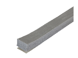 PVC Closed Cell Foam Weatherstrip Tape, Gray