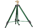 Brass Impact Sprinkler on Tripod Base