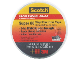 Super 88 Vinyl Electrical Black Tape, 3/4 In x 66 Ft