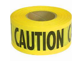 Barrier Tape 3" x 1000 Ft Yellow: Caution