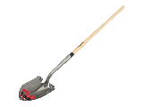 Truper Pro Wood Handle Round Point Shovel, 48 In