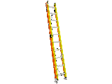 Fiberglass Glidesafe Extension Ladder Type IA, 20 Ft