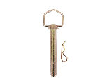 Swivel Handle Hitch Pin, 3/8 In x 4-1/4 In