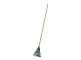 Poly Shrub Rake 14 Tine w/ 48 In Wood Handle