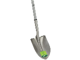 Round Point Shovel, 46 In Fiberglass Long Handle