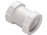 PVC Double Slip Joint Sink Drain Coupling, 1 1/2 In