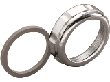 Chrome Slip Joint Nut w/ Washer, 1-1/2 In