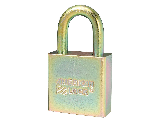 Solid Steel Rekeyable Pin Government Padlock, 1-3/4 In Wide