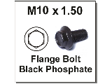 Class 10.9 Flange Bolt, 10mm x 1.50  (Lengths)