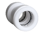 Push-to-Connect PVC Coupling, 1-1/2 In x 1-1/2 In