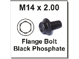 Class 10.9 Flange Bolt, 14mm x 2.00 (Lengths)