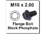 Class 10.9 Flange Bolt, 16mm x 2.00 (Lengths)