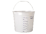 Clear Measure Polysteel Rim Pail, 10 Quart