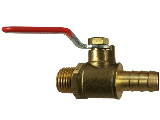 Ball Valve 1/2 In Barb X 1/2 In Mpt