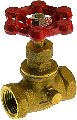 Threaded Ends Stop & Waste Valve With Drain (Sizes)