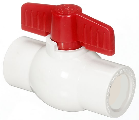 Solvent Ends PVC Ball Valve (Sizes)