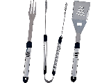 Stainless Steel BBQ Tool Set, 3 Pc