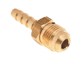 Brass Hose Barb Male Adapter, 1/4 In x 3/8 In Flare