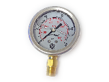 2-1/2 In Liquid Fill Gauge, 0-600 PSI