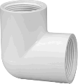 90 Degree Threaded Elbow (Sizes)