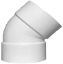 PVC-DWV 45 Degree Slip Elbow (Sizes)