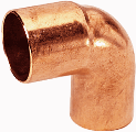 90 Degree Copper Sweat Street Elbow (Sizes)