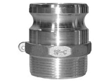 Stainless Steel Cam & Groove Male Adapter x Male NPT (Sizes)