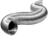 Flexible Aluminum Dryer Duct, 3 In x 8 Ft