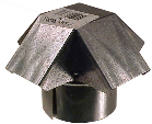 Galvanized Stove Pipe Cap (Sizes)