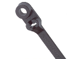 24 In Extra Heavy Duty Cable Tie, UV Black 25 Pack