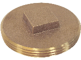 Brass Cleanout Plug (Sizes)